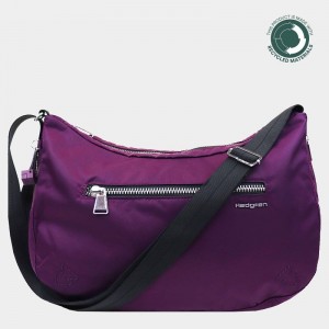 Torba Crossbody Hedgren Ann Damskie Fioletowe | HEZ7326LF