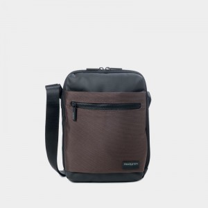 Torba Crossbody Hedgren Inc Vertical Damskie Brązowe Czarne | PNU7242GC