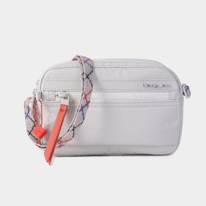 Torba Crossbody Hedgren Maia Damskie Białe Szare | AQU4882VJ