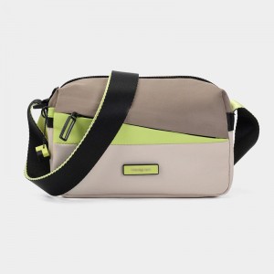 Torba Crossbody Hedgren Neutron Small Damskie Beżowe | GGA7878DA