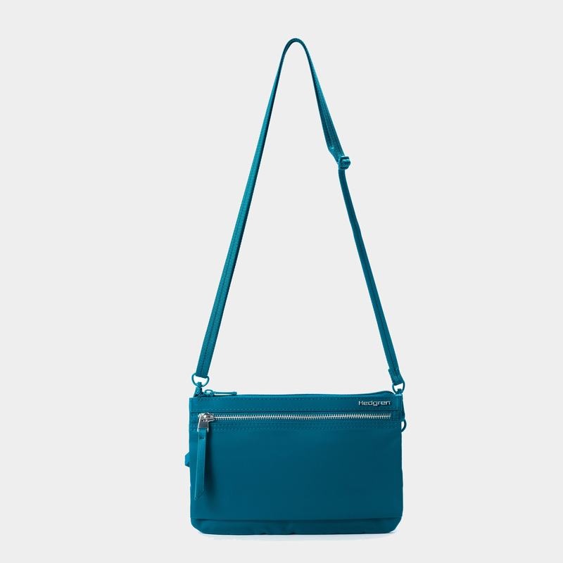 Torba Crossbody Hedgren Emma Damskie Niebieskie | UWK725ZL