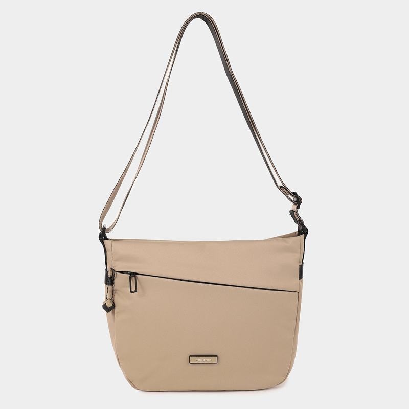 Torba Crossbody Hedgren Gravity Damskie Szare Beżowe | RZT9313LP