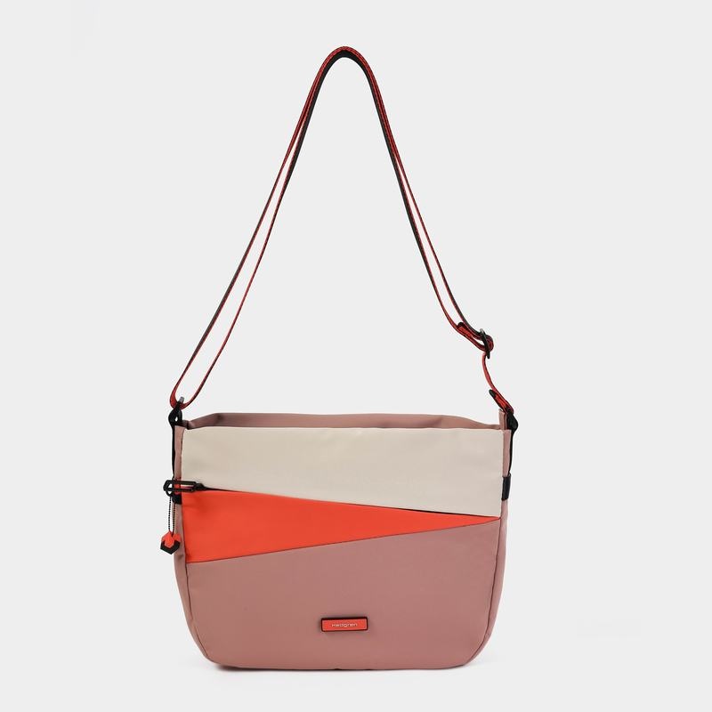 Torba Crossbody Hedgren Gravity Damskie Różowe Pomarańczowe | KVP1547NW