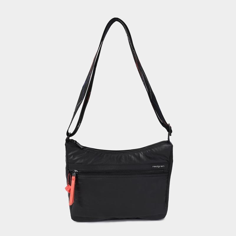 Torba Crossbody Hedgren Harpers Damskie Czarne Koralowe | AIT4124TW