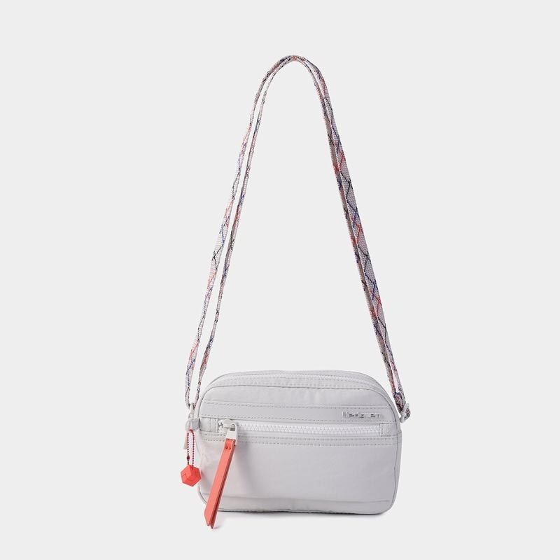 Torba Crossbody Hedgren Maia Damskie Białe Szare | AQU4882VJ