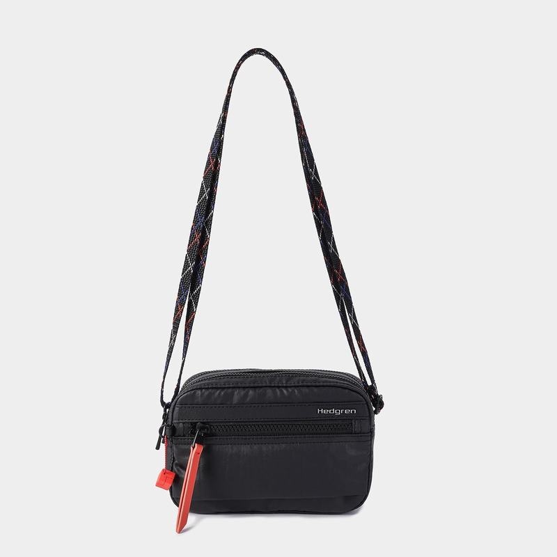 Torba Crossbody Hedgren Maia Damskie Czarne Koralowe | VJY4494JK