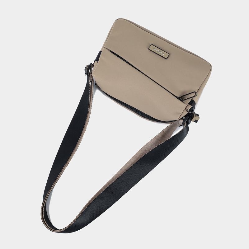 Torba Crossbody Hedgren Neutron Small Damskie Szare Beżowe | OFT4794BS