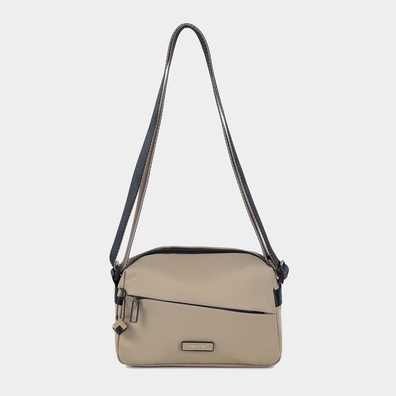 Torba Crossbody Hedgren Neutron Small Damskie Szare Beżowe | OFT4794BS