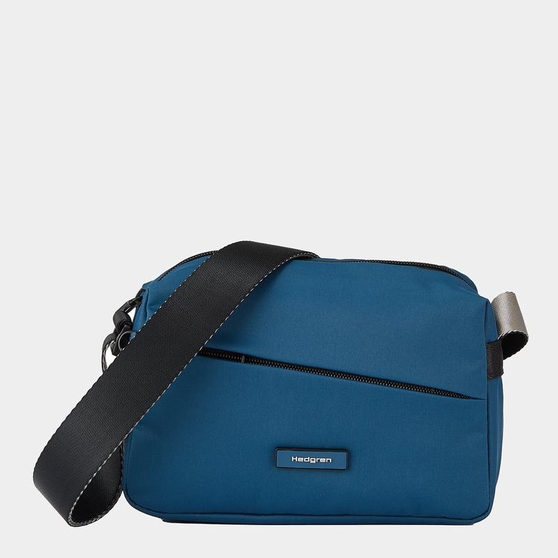 Torba Crossbody Hedgren Neutron Small Damskie Niebieskie | FZH9999KS