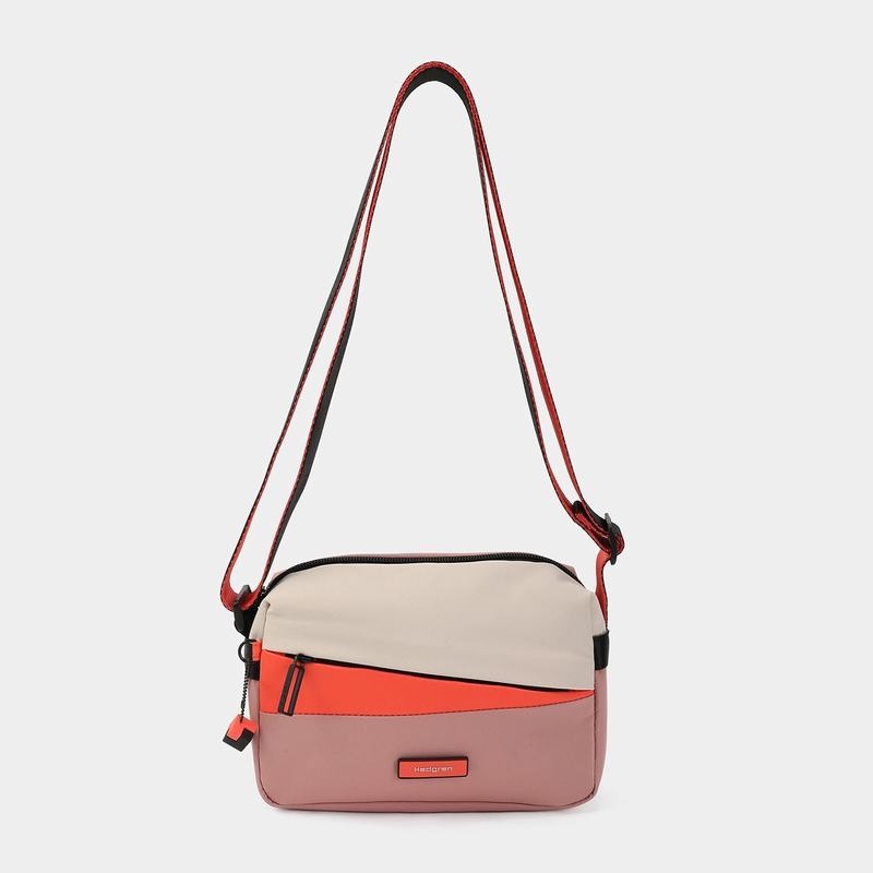 Torba Crossbody Hedgren Neutron Small Damskie Różowe Pomarańczowe | TQO1622HA