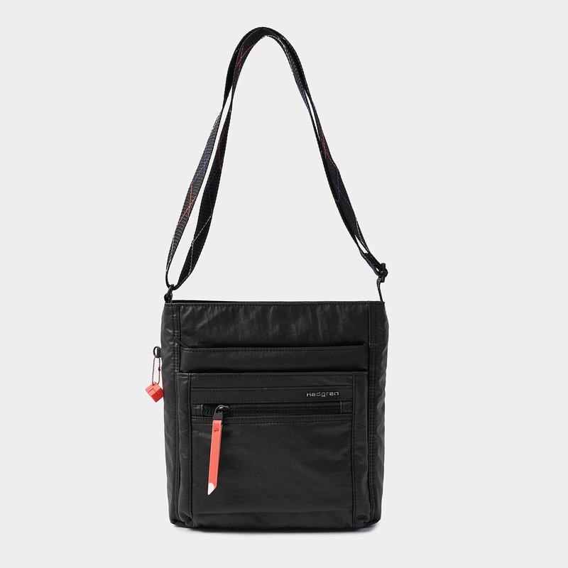 Torba Crossbody Hedgren Orva Damskie Czarne Koralowe | ZAP8599ED