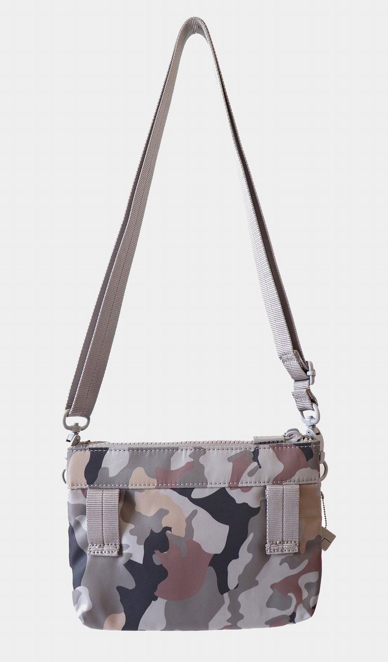 Torba Crossbody Hedgren Rain Sustainably Made Damskie Szare Camo | NLS8956AQ