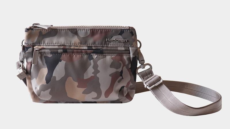 Torba Crossbody Hedgren Rain Sustainably Made Damskie Szare Camo | NLS8956AQ