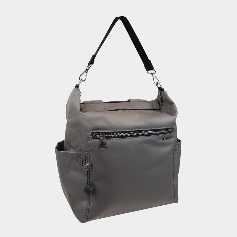 Torby Tote Hedgren Kate Sustainably Made Convertible Damskie Szare Brązowe | BFZ3717EZ