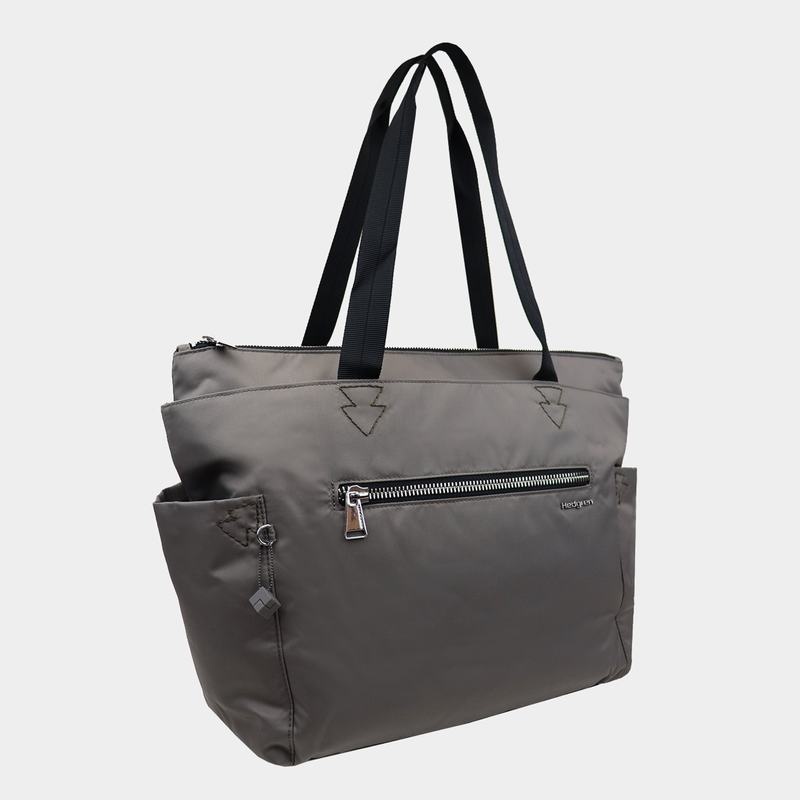 Torby Tote Hedgren Margaret Sustainably Made Damskie Szare Brązowe | CCU832FL