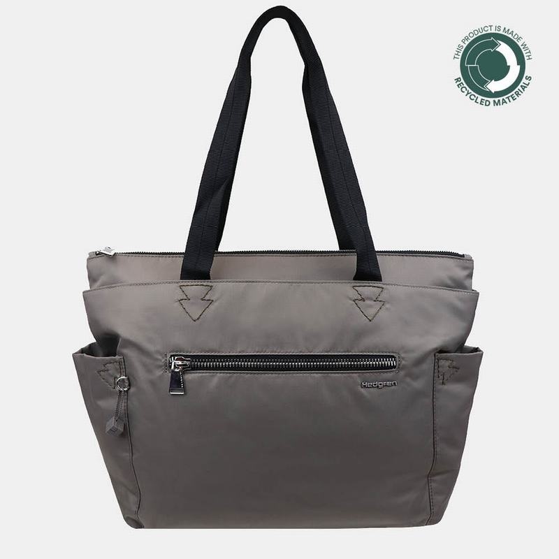 Torby Tote Hedgren Margaret Sustainably Made Damskie Szare Brązowe | CCU832FL