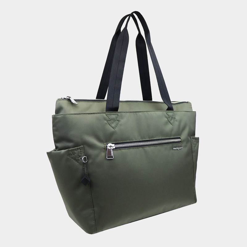 Torby Tote Hedgren Margaret Sustainably Made Damskie Zielone | IEJ9293SN