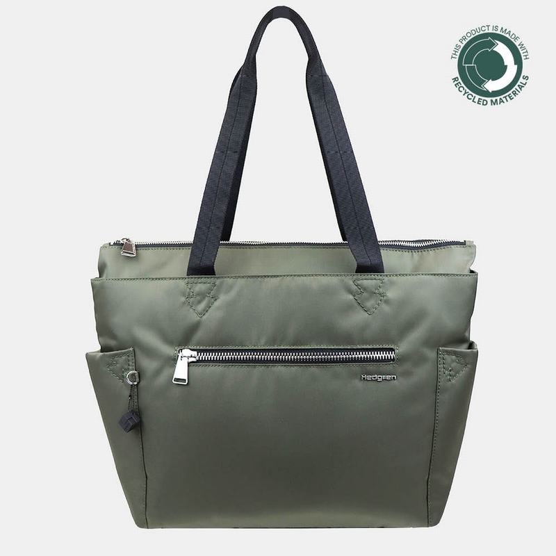 Torby Tote Hedgren Margaret Sustainably Made Damskie Zielone | IEJ9293SN