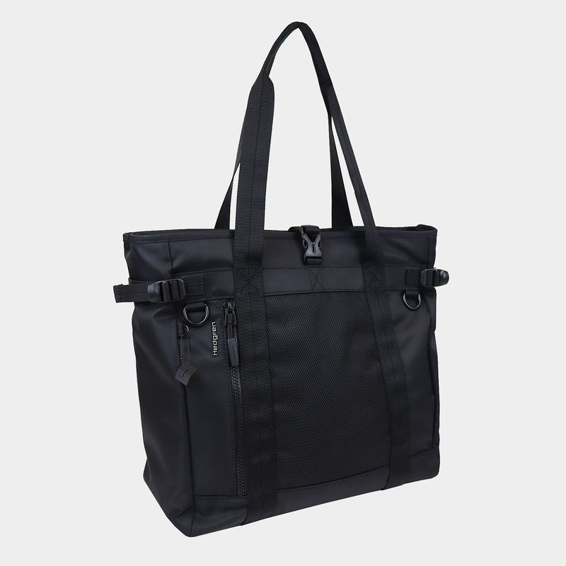 Torby Tote Hedgren Summit Sustainably Made Damskie Czarne | QHY6174PV